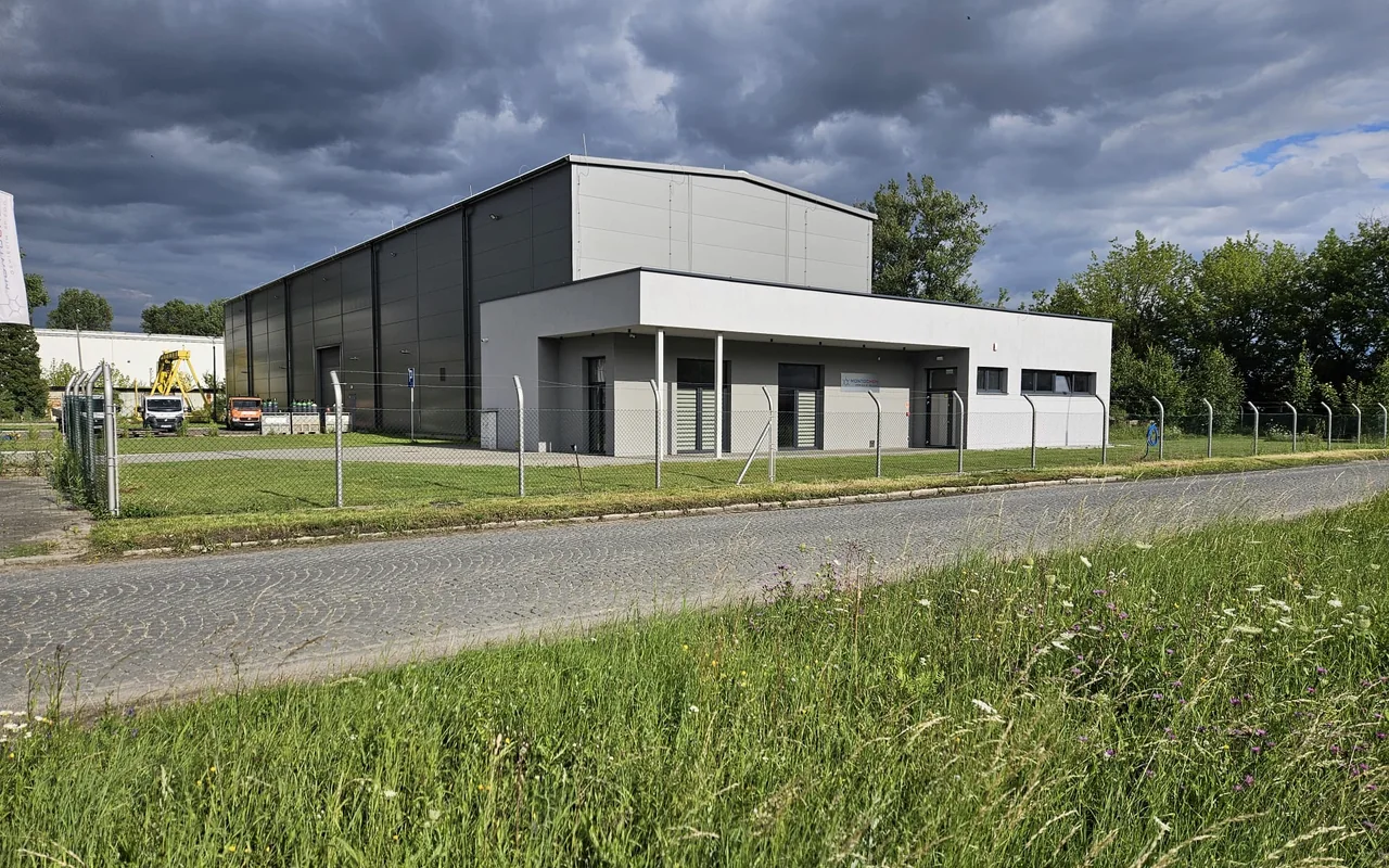 Montochem production hall in daylight